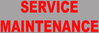 Sticker Service Maintenance v1 : 30 x 10cm