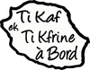 Sticker Bébé à bord 16 - Ti kaf ek Ti kfrine à bord