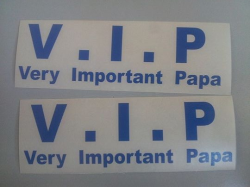 Sticker VIP Very Important Papa