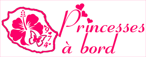 Sticker Bébé à bord 26 - Princesses à Bord