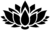 Sticker Fleur de lotus Simple 200 x 118mm v1