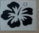 Sticker Hibiscus Simple 117 x 100mm v3